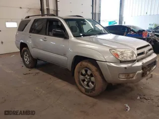 2004 Toyota 4Runner SR5 with VIN JTEZU14R348018845, listed as a IAAI auction lot 41601127 with 283,387 mi miles. Bid and sale history available at carsss.com. Image 1.