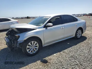 2015 Volkswagen Passat Wolfsburg Edition with VIN 1VWAT7A33FC020096, listed as a Copart auction lot 56963135 with 232,822 mi miles and Salvage title. Bid and sale history available at DreamBid. Image 1.
