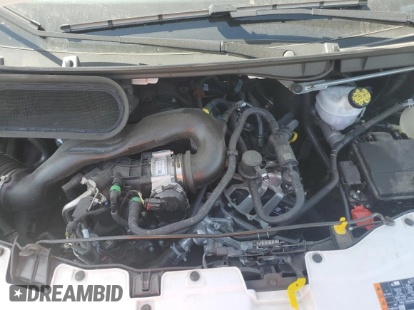 2024 Ford Transit Cargo with VIN 1FTYE1Y83RKA09653, listed as a Copart auction lot 50869985 with 5,549 mi miles and Salvage Title. Bid and sale history available at DreamBid. Image 12.