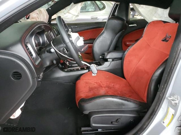 2021 Dodge Charger Scat Pack with VIN 2C3CDXGJ8MH657921, listed as a Copart auction lot 88711205 with 0 mi miles and Salvage Title. Bid and sale history available at carsss.com. Image 7.