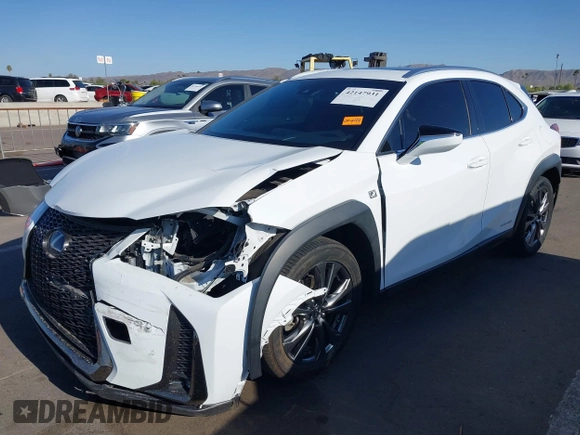 2020 Lexus UX 250h F Sport with VIN JTHR9JBH4L2030101, listed as a IAAI auction lot 42147931 with 69,714 mi miles and . Bid and sale history available at DreamBid. Image 18.