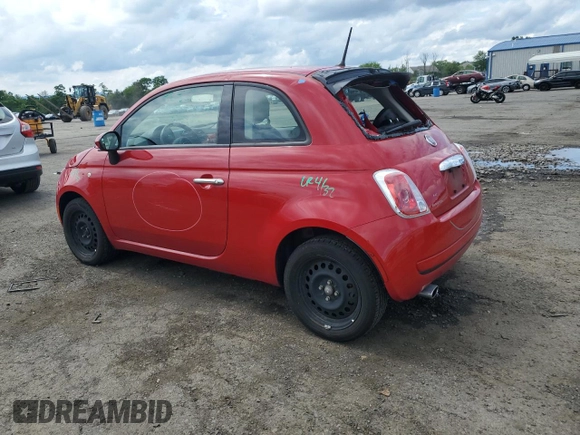 2015 FIAT 500 Pop z VIN 3C3CFFAR8FT545181, wystawiony jako Copart lot #61406525 z przebiegiem 66 151 mil mil oraz Szkoda całkowita • Salvage title. Historia ofert i sprzedaży dostępna na DreamBid. Obrazek 2.