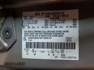 2015 Ford Transit Connect XL with VIN NM0GS9E76F1208127, listed as a Copart auction lot 75358604 with 151,670 mi miles and Salvage title. Bid and sale history available at DreamBid. Image 15.