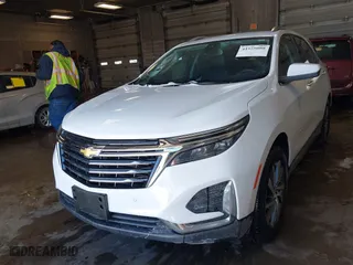 2022 Chevrolet Equinox Premier with VIN 3GNAXNEV7NS223256, listed as a IAAI auction lot 41559008 with 14,986 mi miles. Bid and sale history available at carsss.com. Image 2.