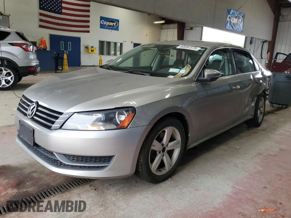 2012 Volkswagen Passat SE z VIN 1VWBP7A36CC002082, wystawiony jako Copart lot #60692375 z przebiegiem 154 980 mil mil oraz Szkoda całkowita • Salvage title. Historia ofert i sprzedaży dostępna na DreamBid. Obrazek 1.