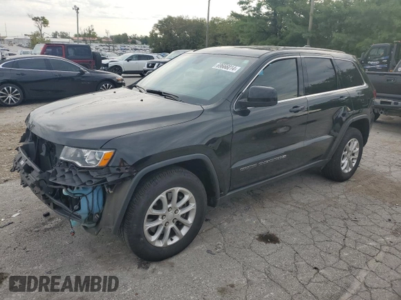 2022 Jeep Grand Cherokee WK Laredo X with VIN 1C4RJEAG3NC127912, listed as a Copart auction lot 69666014 with 70,762 mi miles and Salvage Title. Bid and sale history available at carsss.com. Image 1.
