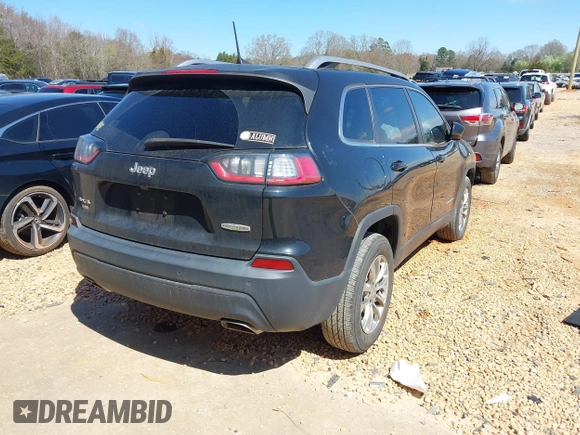 2021 Jeep Cherokee Latitude Lux with VIN 1C4PJMMX1MD109611, listed as a IAAI auction lot 41815385 with 76,107 mi miles and . Bid and sale history available at carsss.com. Image 4.