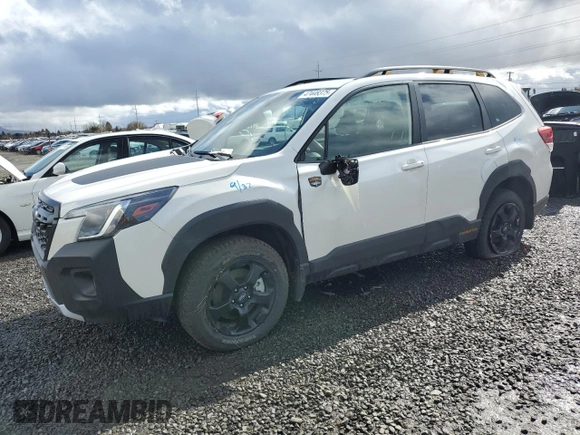 2023 Subaru Forester Wilderness with VIN JF2SKAMC7PH519959, listed as a Copart auction lot 47448375 with 3,070 mi miles and Salvage Title. Bid and sale history available at carsss.com. Image 1.