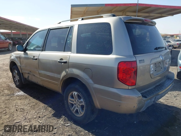 2005 Honda Pilot EX-L with VIN 5FNYF18585B046529, listed as a IAAI auction lot 41721911 with 223,266 mi miles. Bid and sale history available at carsss.com. Image 3.