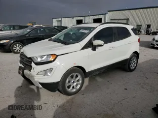 2018 Ford EcoSport SE z VIN MAJ3P1TE0JC189082, wystawiony jako Copart lot #49807575 z przebiegiem 79 865 mil mil oraz Szkody całkowita. Historia ofert i sprzedaży dostępna na DreamBid. Obrazek 1.
