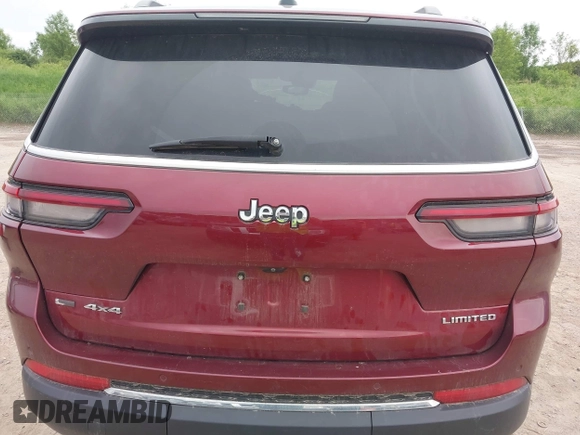 2021 Jeep Grand Cherokee Limited with VIN 1C4RJKBG1M8131407, listed as a IAAI auction lot 42545568 with 59,543 mi miles and . Bid and sale history available at DreamBid. Image 16.