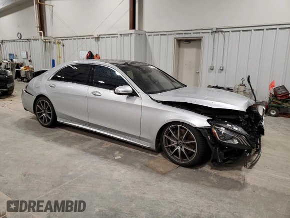 2020 Mercedes-Benz S S 560 with VIN WDDUG8GB8LA515559, listed as a Copart auction lot 81777104 with Not Provided miles and Salvage Title. Bid and sale history available at carsss.com. Image 4.