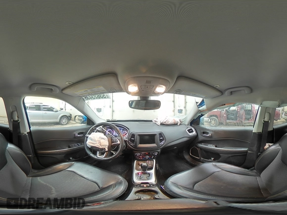 2019 Jeep Compass Latitude with VIN 3C4NJDBBXKT792396, listed as a Copart auction lot 53623435 with 84,473 mi miles and Salvage title. Bid and sale history available at DreamBid. Image 15.