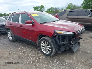 2016 Jeep Cherokee Limited with VIN 1C4PJMDS4GW263260, listed as a IAAI auction lot 42380811 with 187,529 mi miles and . Bid and sale history available at DreamBid. Image 1.