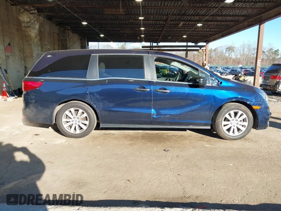 2019 Honda Odyssey LX with VIN 5FNRL6H2XKB124126, listed as a IAAI auction lot 40859906 with 24,369 mi miles and . Bid and sale history available at DreamBid. Image 14.