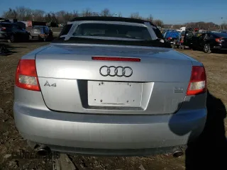 2005 Audi A4 3.0L with VIN WAUDT48H55K017900, listed as a Copart auction lot 42947015 with 0 mi miles and Salvage Title. Bid and sale history available at carsss.com. Image 6.