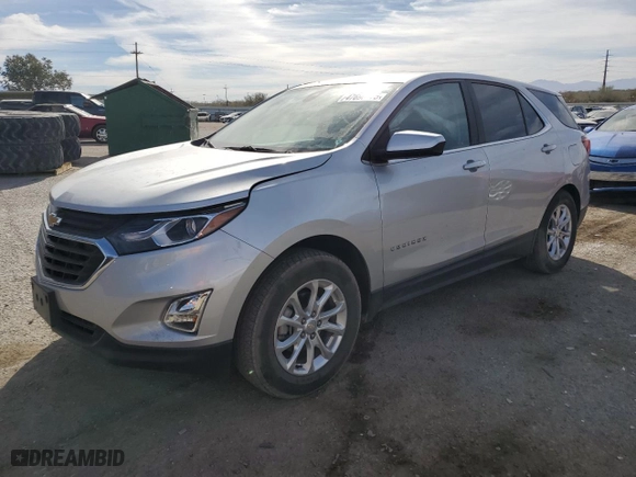 2021 Chevrolet Equinox LT with VIN 3GNAXKEV9MS155054, listed as a Copart auction lot 47698775 with 30,531 mi miles and Salvage Title. Bid and sale history available at carsss.com. Image 1.