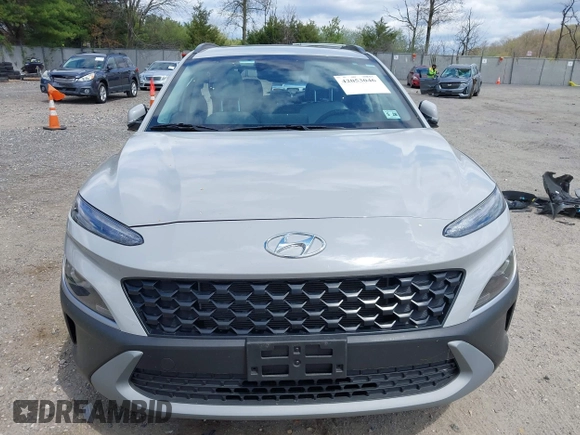 2023 Hyundai Kona SEL with VIN KM8K6CAB9PU999533, listed as a IAAI auction lot 42053046 with 15,506 mi miles. Bid and sale history available at carsss.com. Image 12.