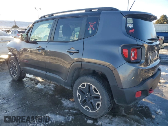 2016 Jeep Renegade Trailhawk with VIN ZACCJBCT8GPD48936, listed as a Copart auction lot 41873145 with 196,632 mi miles and Non Repairable. Bid and sale history available at carsss.com. Image 2.
