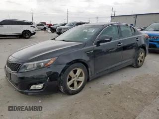 2015 Kia Optima LX with VIN KNAGM4A76F5663684, listed as a Copart auction lot 57304855 with 98,523 mi miles and Salvage title. Bid and sale history available at DreamBid. Image 1.