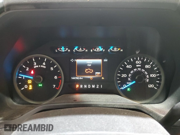 2015 Ford F-150 XLT with VIN 1FTEX1EP9FFB18051, listed as a Copart auction lot 50727605 with 144,792 mi miles and Salvage Title. Bid and sale history available at DreamBid. Image 9.