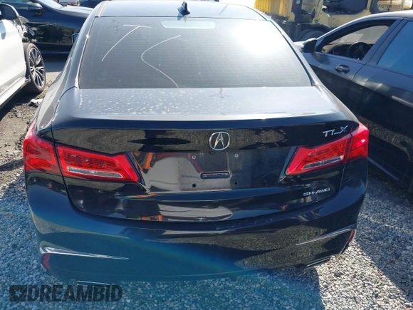 2018 Acura TLX with VIN 19UUB3F37JA001027, listed as a IAAI auction lot 41397902 with 61,999 mi miles. Bid and sale history available at carsss.com. Image 17.