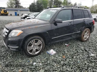 2015 Mercedes-Benz GLK with VIN WDCGG5HB4FG346592, listed as a Copart auction lot 52861185 with 107,369 mi miles and Salvage Title. Bid and sale history available at carsss.com. Image 1.