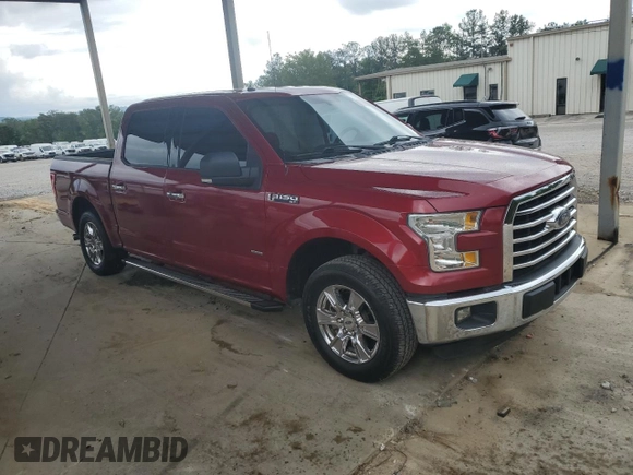 2015 Ford F-150 XL with VIN 1FTEW1CP3FFA62176, listed as a Copart auction lot 55364185 with 129,519 mi miles and Salvage title. Bid and sale history available at DreamBid. Image 4.