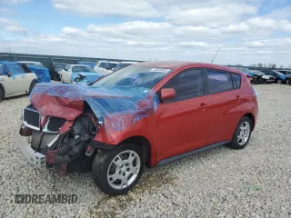 2009 Pontiac Vibe w/1SB with VIN 5Y2SP67049Z444536, listed as a Copart auction lot 44020383 with 0 mi miles and Non Repairable. Bid and sale history available at carsss.com. Image 1.