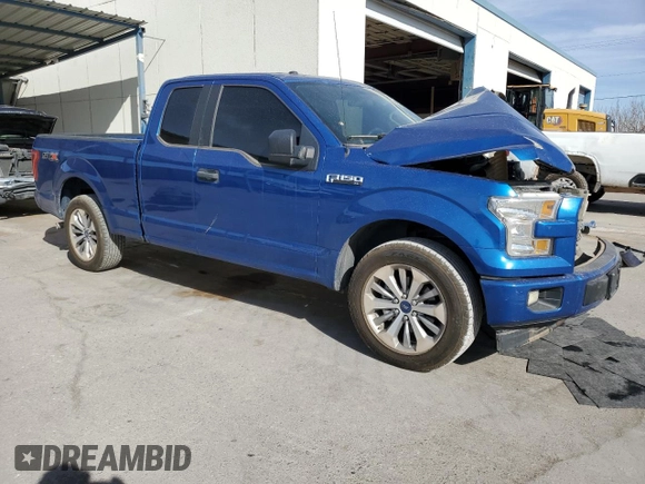 2017 Ford F-150 XL with VIN 1FTEX1CF9HKE55808, listed as a Copart auction lot 49308685 with 174,032 mi miles and Salvage Title. Bid and sale history available at carsss.com. Image 4.