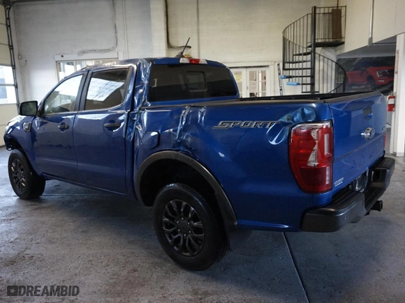 2019 Ford Ranger XL with VIN 1FTER4EH2KLB16643, listed as a Copart auction lot 41490465 with 45,307 mi miles and Salvage Title. Bid and sale history available at carsss.com. Image 4.