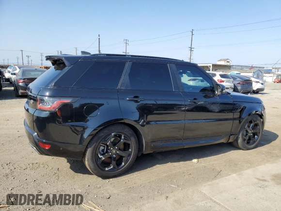 2019 Land Rover Range Rover Sport HSE with VIN SALWR2RV2KA816739, listed as a Copart auction lot 55135655 with 59,681 mi miles and Salvage Title. Bid and sale history available at carsss.com. Image 3.