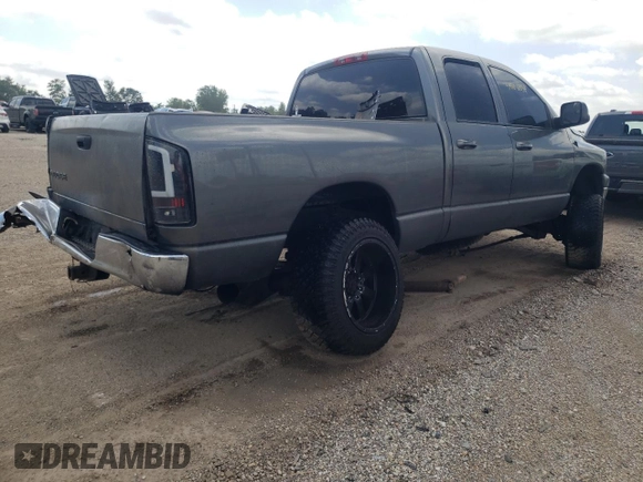 2006 Dodge Ram 2500 SLT with VIN 1D7KS28C66J144870, listed as a Copart auction lot 59106834 with 0 mi miles and Non Repairable. Bid and sale history available at carsss.com. Image 3.