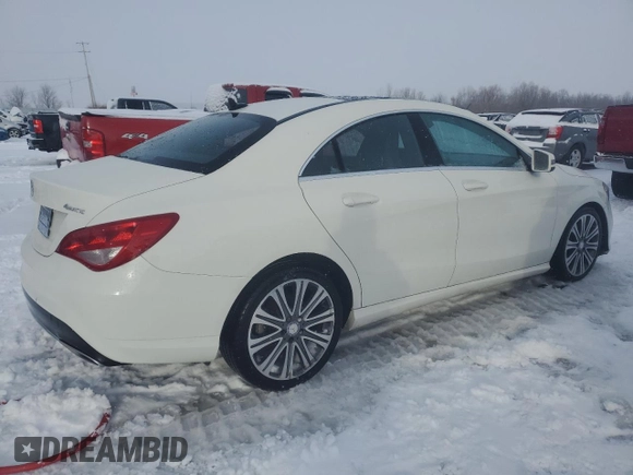 2017 Mercedes-Benz CLA 250 with VIN WDDSJ4GB3HN442473, listed as a Copart auction lot 43711085 with 70,391 mi miles and Clean Title. Bid and sale history available at DreamBid. Image 3.