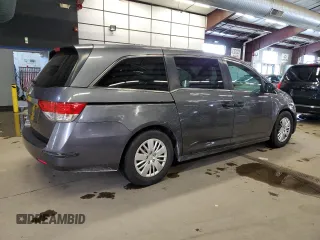 2015 Honda Odyssey LX with VIN 5FNRL5H26FB131655, listed as a Copart auction lot 45963365 with 214,535 mi miles and Clean Title. Bid and sale history available at carsss.com. Image 3.