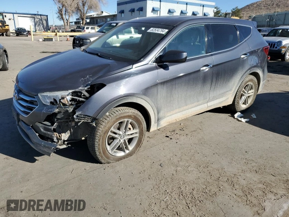 2018 Hyundai Santa Fe 2.4L z VIN 5XYZTDLB5JG568579, wystawiony jako Copart lot #82534794 z przebiegiem 130 032 mil mil oraz Szkoda całkowita • Salvage title. Historia ofert i sprzedaży dostępna na DreamBid. Obrazek 1.