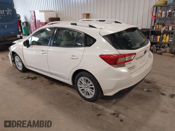2017 Subaru Impreza Premium with VIN 4S3GTAD61H3727314, listed as a IAAI auction lot 42316108 with 111,215 mi miles and . Bid and sale history available at DreamBid. Image 3.