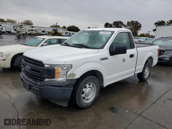 2018 Ford F-150 XL with VIN 1FTMF1C55JKD86563, listed as a Copart auction lot 81996294 with 148,399 mi miles and Clean title. Bid and sale history available at DreamBid. Image 1.