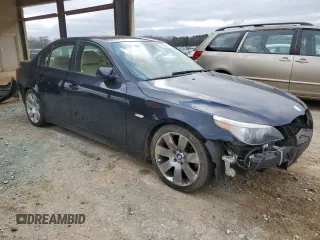 2004 BMW 5 Series 530i with VIN WBANA735X4B804011, listed as a Copart auction lot 41581885 with 75,875 mi miles and Salvage Title. Bid and sale history available at DreamBid. Image 4.