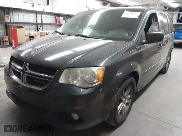 2011 Dodge Grand Caravan Crew with VIN 2D4RN5DG9BR683020, listed as a IAAI auction lot 42150221 with 200,730 mi miles and . Bid and sale history available at DreamBid. Image 17.