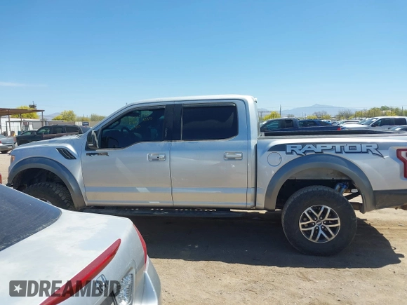 2017 Ford F-150 Raptor with VIN 1FTFW1RG1HFA74342, listed as a IAAI auction lot 42046612 with 139,618 mi miles and . Bid and sale history available at carsss.com. Image 15.