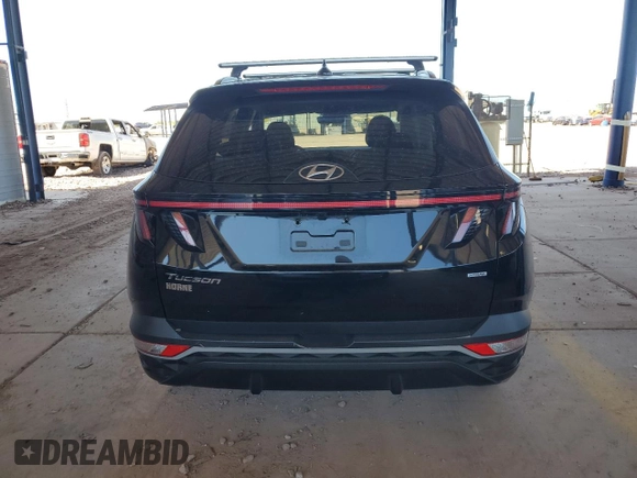 2022 Hyundai Tucson SEL with VIN 5NMJCCAE8NH126279, listed as a Copart auction lot 53174965 with 29,573 mi miles and Salvage Title. Bid and sale history available at carsss.com. Image 6.