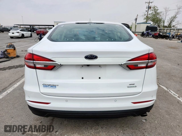 2020 Ford Fusion SE with VIN 3FA6P0HD0LR167482, listed as a Copart auction lot 59154645 with 68,292 mi miles and Salvage title. Bid and sale history available at DreamBid. Image 6.