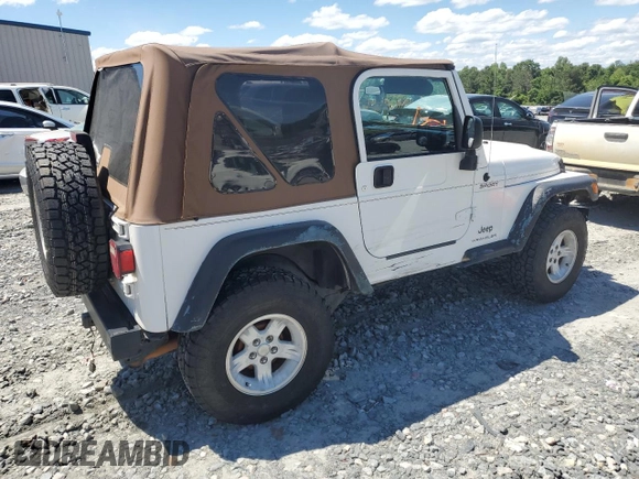 2004 Jeep Wrangler Sport with VIN 1J4FA49S94P751849, listed as a Copart auction lot 55519445 with 139,854 mi miles and Salvage title. Bid and sale history available at DreamBid. Image 3.
