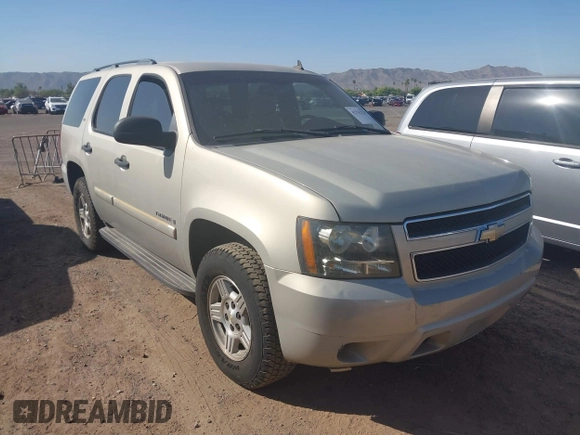 2008 Chevrolet Tahoe 3LT with VIN 1GNFC13038R145292, listed as a IAAI auction lot 42542523 with 220,224 mi miles and . Bid and sale history available at DreamBid. Image 1.
