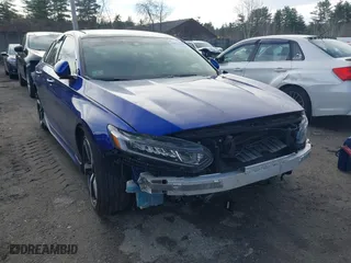 2020 Honda Accord Sedan Sport with VIN 1HGCV1F33LA145572, listed as a IAAI auction lot 41821328 with 54,956 mi miles. Bid and sale history available at carsss.com. Image 6.