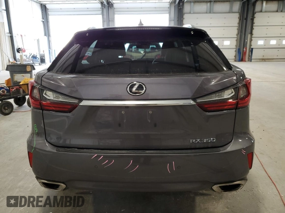 2018 Lexus RX 350 z VIN 2T2BZMCA9JC155000, wystawiony jako Copart lot #53899455 z przebiegiem 112 031 mil mil oraz Szkoda całkowita • Salvage title. Historia ofert i sprzedaży dostępna na DreamBid. Obrazek 6.