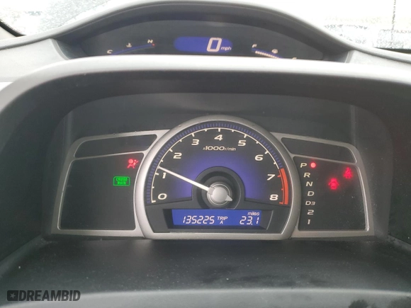 2009 Honda Civic Sdn LX with VIN 2HGFA16539H355061, listed as a Copart auction lot 49546375 with 135,225 mi miles and Salvage Title. Bid and sale history available at carsss.com. Image 9.