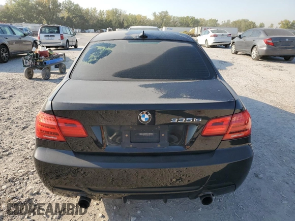 2011 BMW 3 Series 335is with VIN WBAKG1C58BE617991, listed as a Copart auction lot 75038714 with Not Provided miles and Salvage Title. Bid and sale history available at carsss.com. Image 6.