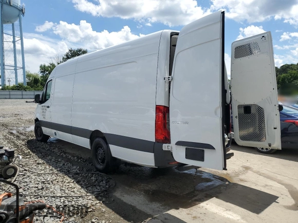 2023 Mercedes-Benz Sprinter Cargo Cargo with VIN W1Y4NDHY1PT141524, listed as a Copart auction lot 61076984 with 5,861 mi miles and Salvage Title. Bid and sale history available at DreamBid. Image 2.